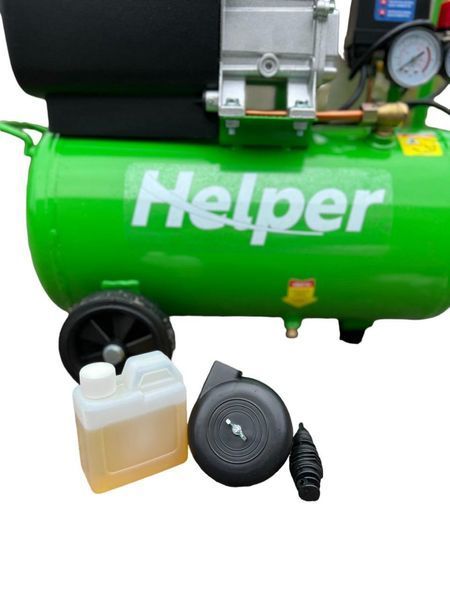 Компрессор масляный 1800Вт 24л Helper HPAC-24L воздушный компрессор 1800Вт 24л HPAC24L фото