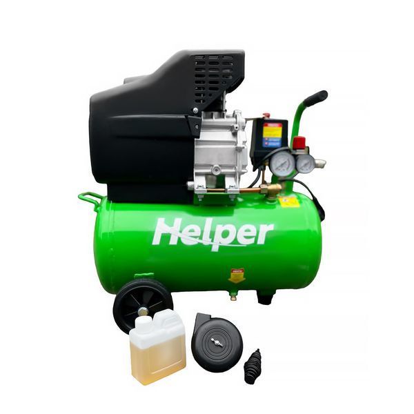 Компрессор масляный 1800Вт 24л Helper HPAC-24L воздушный компрессор 1800Вт 24л HPAC24L фото
