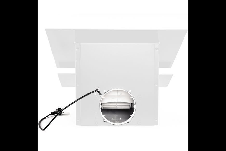 Кухонная наклонная вытяжка GVN 118703 Grunhelm 325W стеклянная белая вытяжка для кухни BP-118703 фото