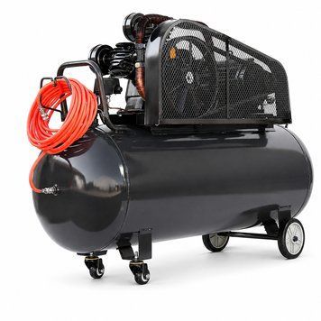 Компрессор для шиномонтажа масляный 100 л 350 л/мин Torvex Air Systems компрессор для мастерской двухцилиндровый ременная передача CAR-TAS300430 фото