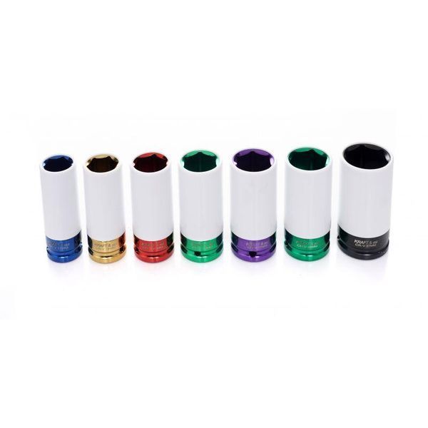 Комплект головок для литых дисков 1/2" 7 шт Kraft Dele KD11752 головки для литых дисков KD-KD11752 фото