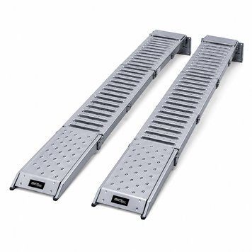 Стальные пандусы для легкового авто Kraft&Dele KD12682 2200 кг 200 см 2 шт комплект пандусов складные для техники KD-KD12682 фото