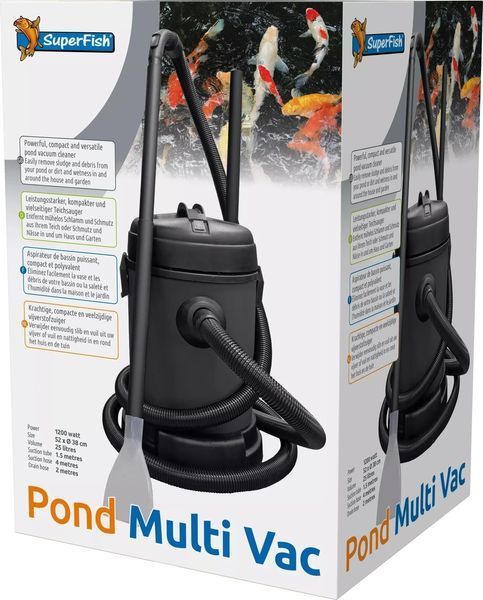Мощный пылесос для бассейна, пруда, водоема 1600 Вт Superfish Pond Multi Vac CAR-PondMultiVac фото