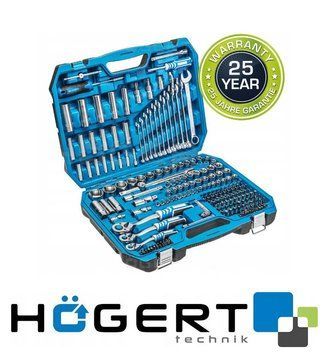 Набор инструментов в чемодане Hoegert Technik 222 елемента в наборе CAR-HT222 фото
