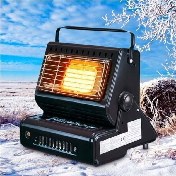 Портативная газовая плита + обогреватель Rotary Heater, 1,3 кВт CAR-6559 фото